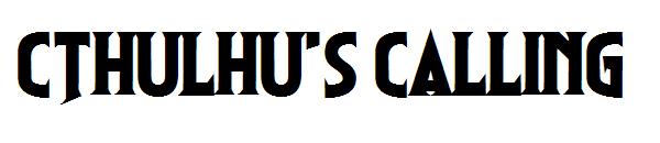 Cthulhu's Calling字体