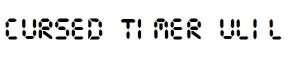 Cursed Timer ULiL字体
