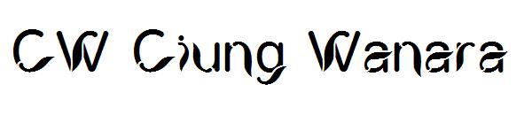 CW Ciung Wanara字体