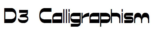D3 Calligraphism字体