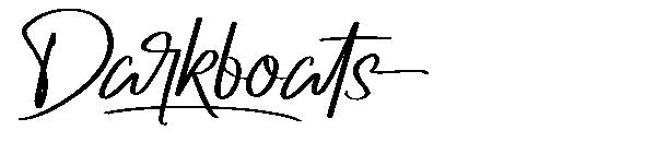 Darkboats字体
