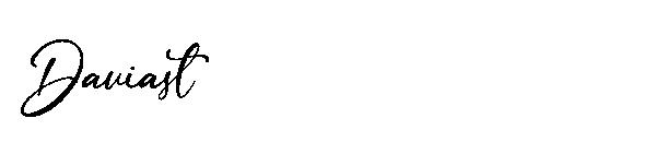 Daviast字体