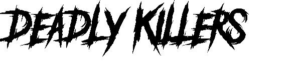 DEADLY KILLERS字体