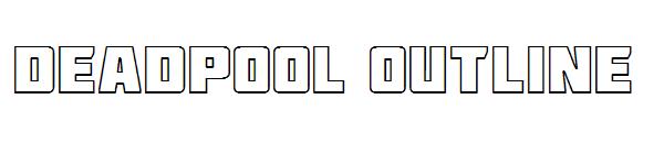 Deadpool Outline字体