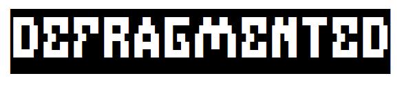 DEFRAGMENTED字体