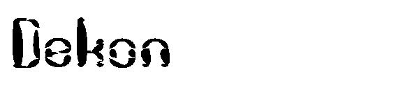 Dekon字体