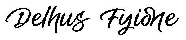 Delhus Fyione字体