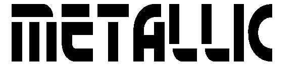 Metallic字体
