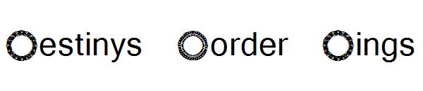 Destinys Border Dings字体