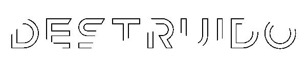 Destruido字体