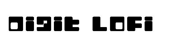 Digit LoFi字体