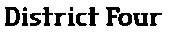 District Four字体