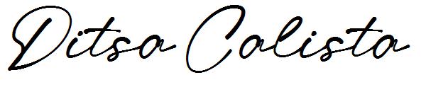 Ditsa Calista字体