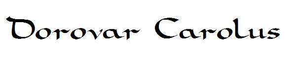 Dorovar Carolus字体