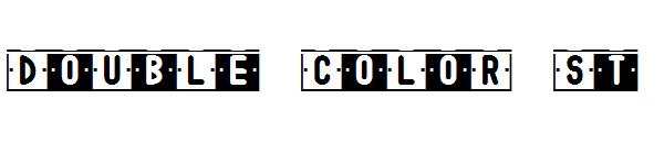 DoUbLe CoLoR St字体