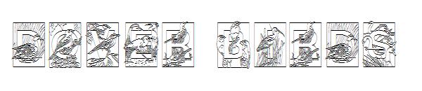 Dover Birds字体