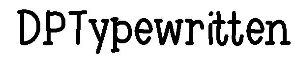 DPTypewritten字体