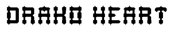 DRAKO HEART字体