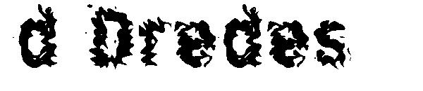 d Dredes字体
