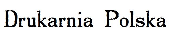Drukarnia Polska字体