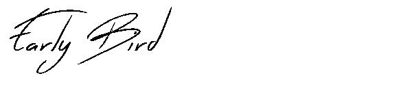 Early Bird字体