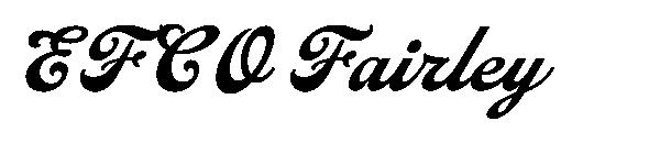 EFCO Fairley字体