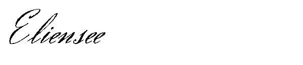 Eliensee字体
