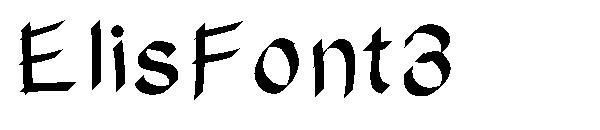 ElisFont3字体