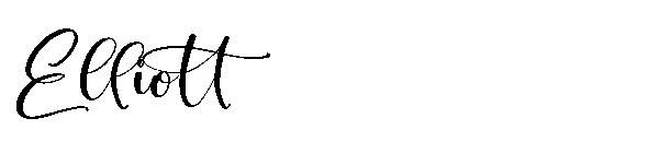 Elliott字体