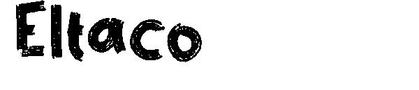 Eltaco字体