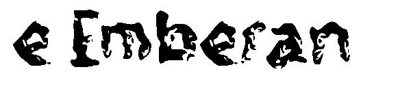 e Emberan字体
