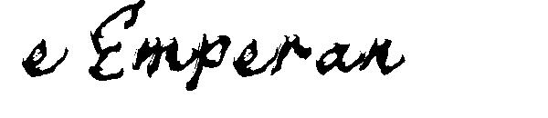 e Emperan字体