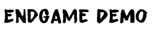 Endgame DEMO字体
