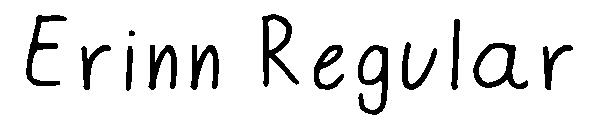 Erinn Regular字体