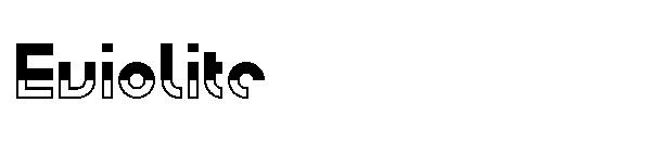Eviolite字体