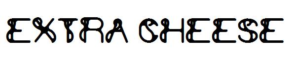 extra cheese字体