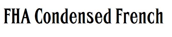 FHA Condensed French 字体