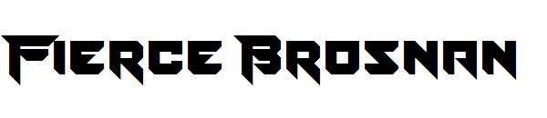 Fierce Brosnan字体