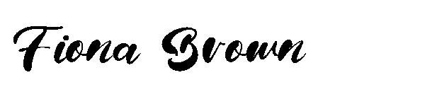 Fiona Brown字体