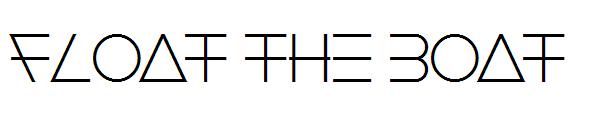 Float The Boat字体