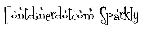 Fontdinerdotcom Sparkly字体