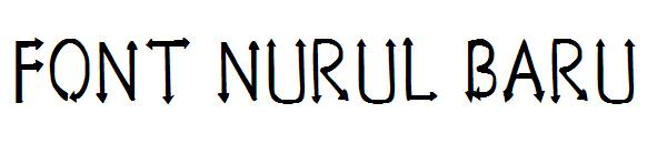 Font Nurul Baru字体