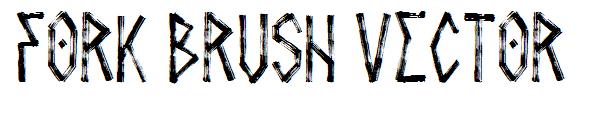 Fork Brush Vector字体