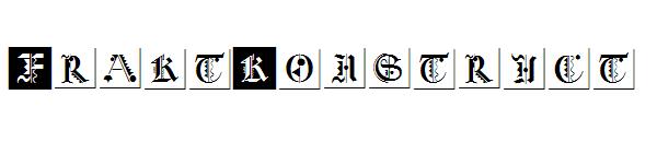 FraktKonstruct字体