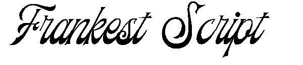 Frankest Script字体