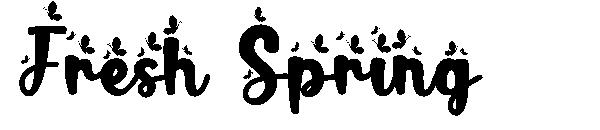 Fresh Spring字体