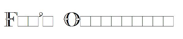 Fry's Ornamented字体