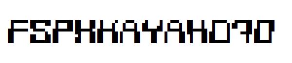 FSPxKayahD70字体