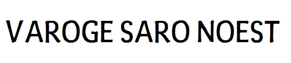 Varoge Saro Noest字体