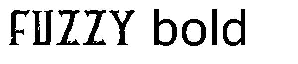 FUZZY bold字体
